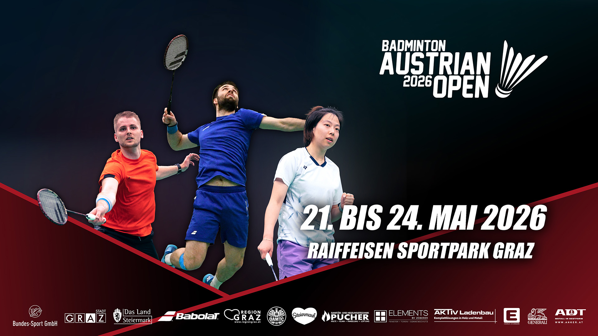 Jetzt Termin vormerken und für Gewinnspiel anmelden Austrian Open 2026