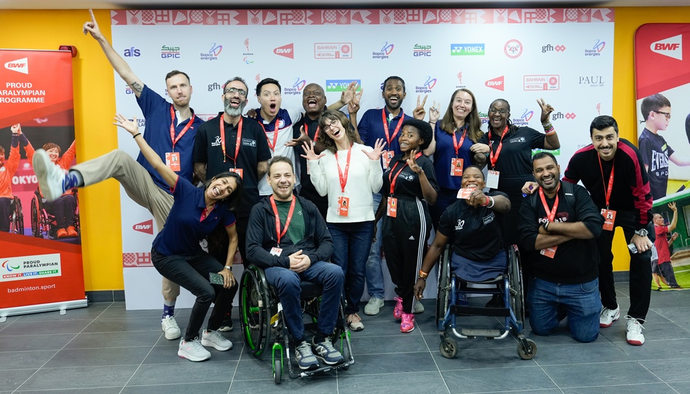 Cedric Kapfenberger bei BWF-Workshop in Bahrain Para Badminton Event Observers