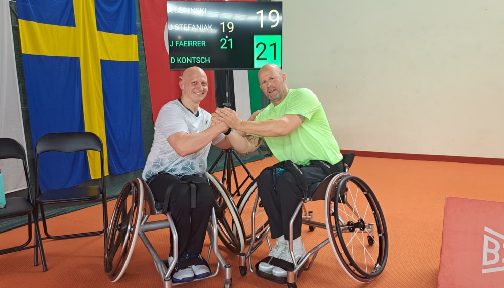 Semifinal-Einzug für ÖBV-Duo Hans Färrer/Daniel Kontsch Czechia ParaBadminton International 2026