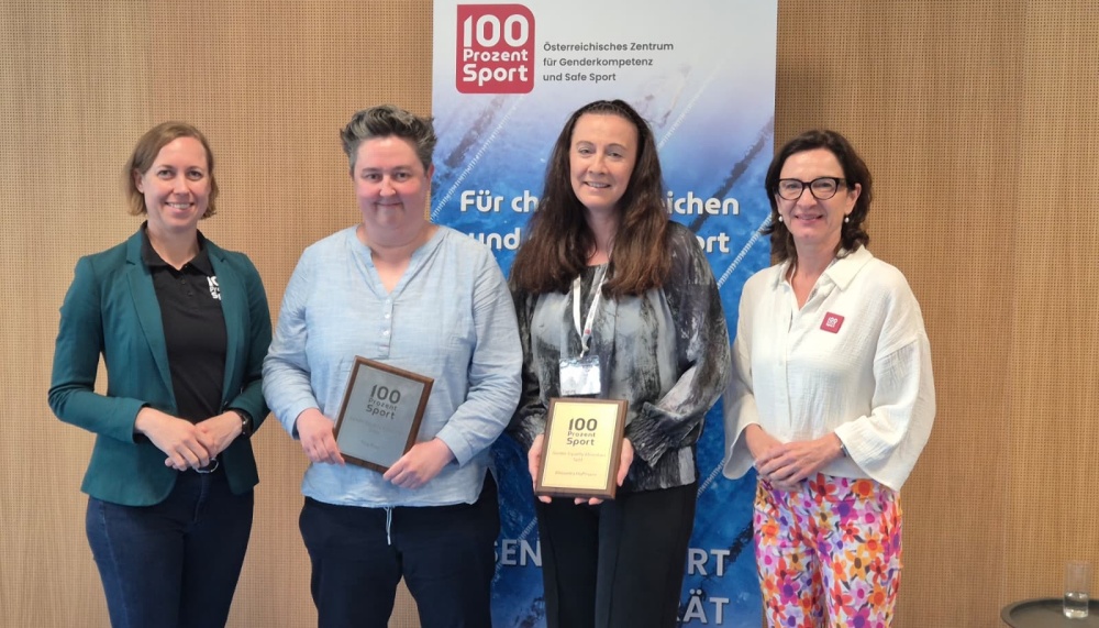 Gender Equality Award würdigt Engagement für Gleichstellung im Sport Auszeichnung für Tina Riedl