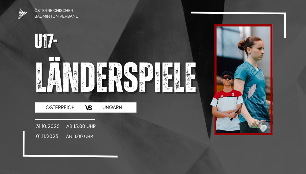 Zuschauer willkommen! U17-Länderspiele Österreich vs. Ungarn