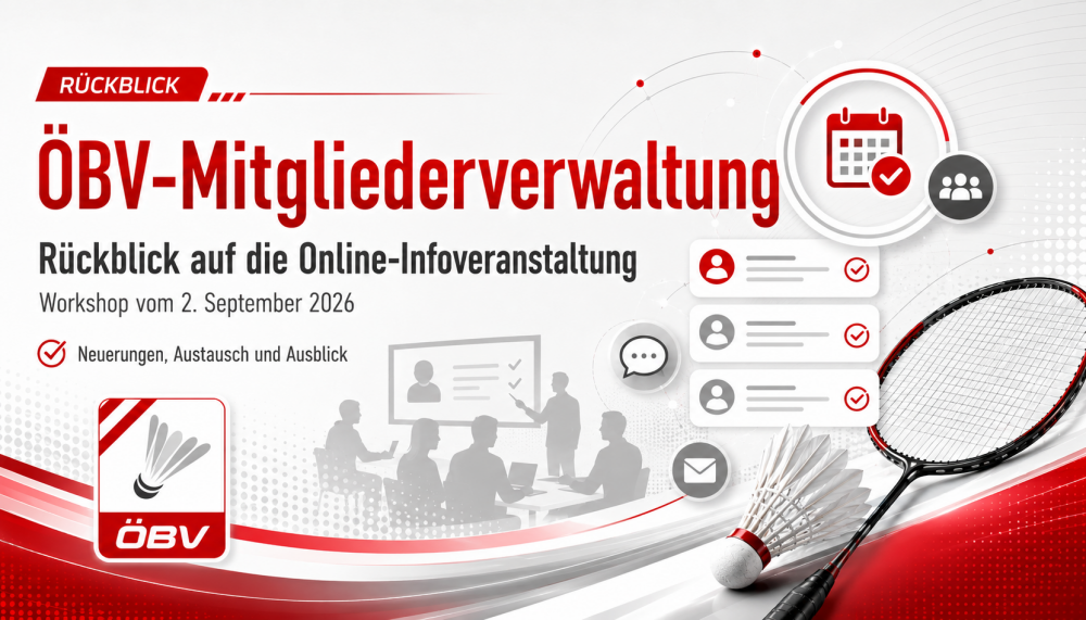 Neuerungen, Datenpflege & Ausblick ÖBV-Mitgliederverwaltung