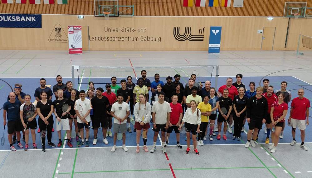 Das Salzburger Badmintonevent für alle 2. Salzburger Badminton Hobby Teamevent