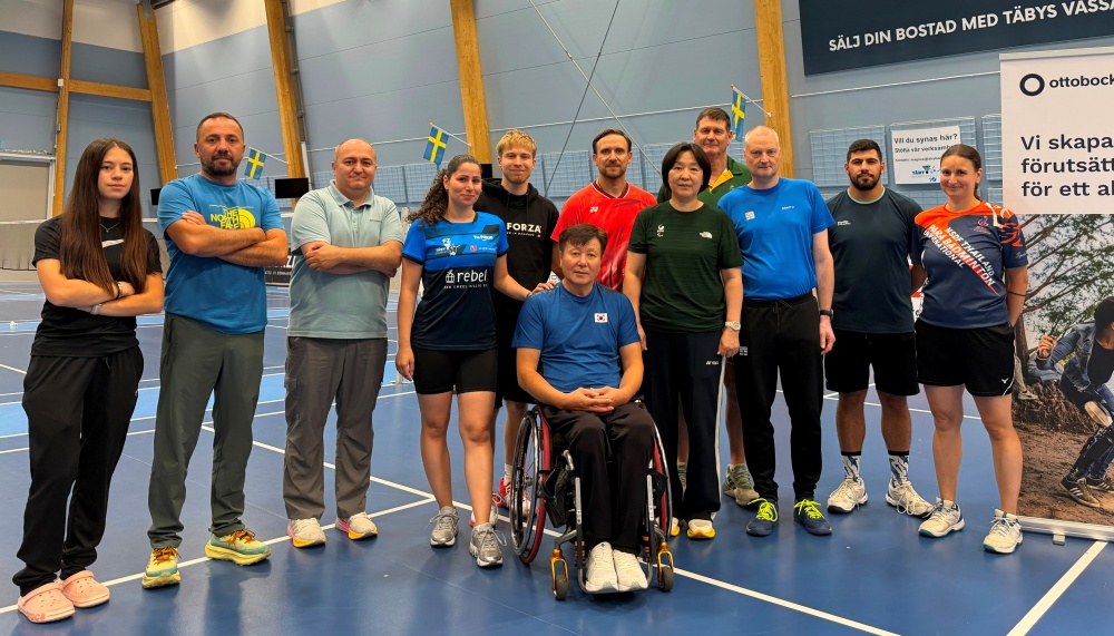 Wertvolle Trainingsimpulse und internationale Erfahrungen in Stockholm ParaBadminton Camp 2026 in Schweden