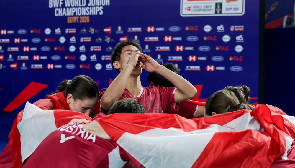 Österreich sammelt wertvolle Erfahrungen und feiert zwei Siege BWF World Junior Team Championships 2026